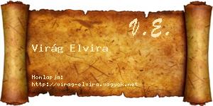 Virág Elvira névjegykártya